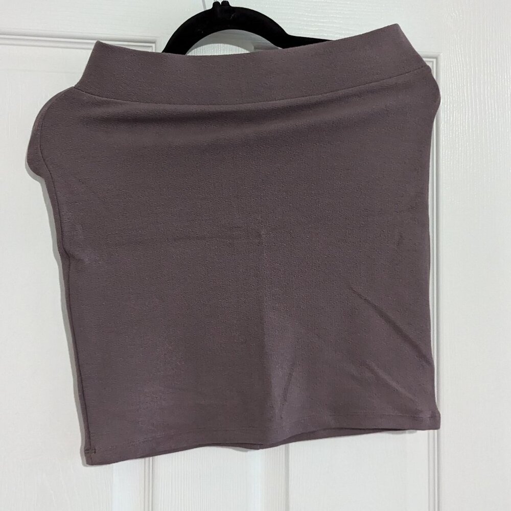 NWT Forever 21 Light Purple/Lavender  Mini Stretchy Bodycon Skirt Sz M